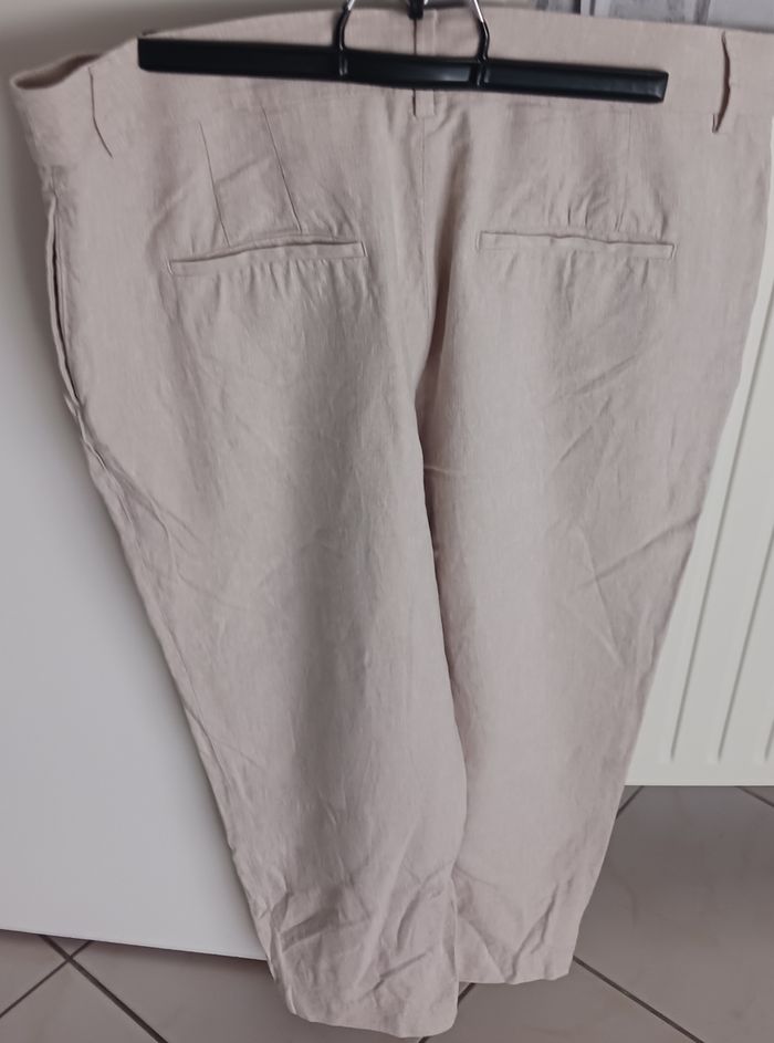 Pantalon Chino léger été beige - photo numéro 4