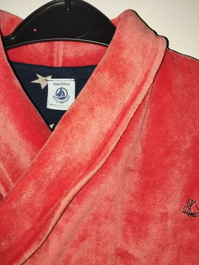 * Manteau chaud rouge T3A Petit Bateau - photo numéro 3