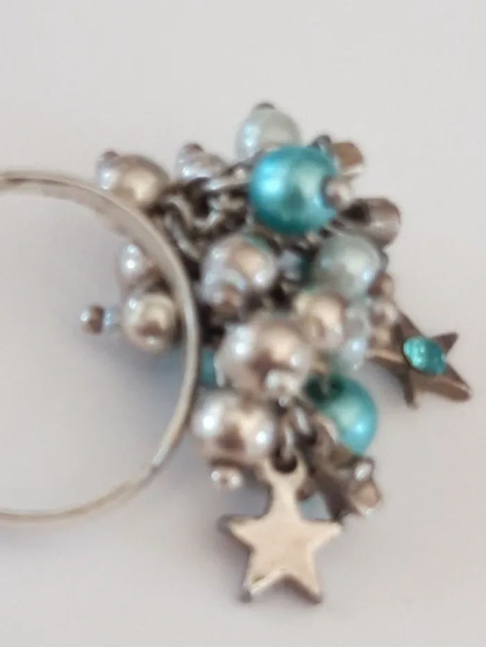 Bague ajustable avec "breloques" années 90 - photo numéro 6