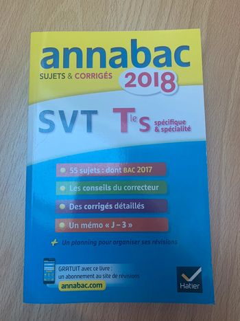 Livre Bac SVT Annabac