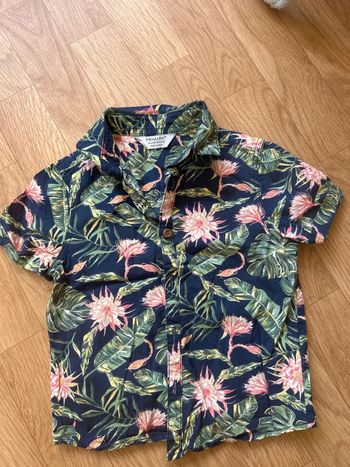 Chemise fleurie 2 ans