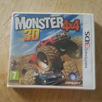 Monster 3d 4x4 3ds Nintendo game monsters car truck trucks