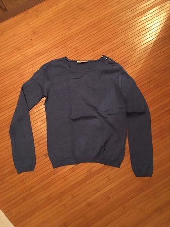 Pull bleu camaïeu taille 1