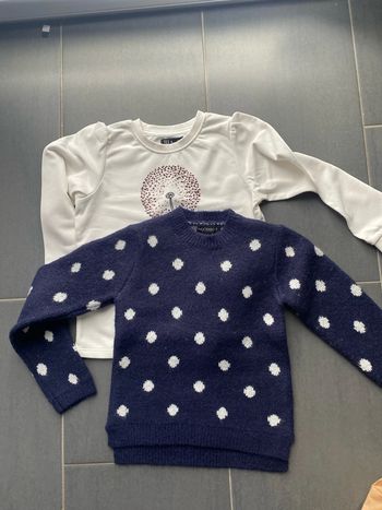 Lot de 2 pulls fille 7-8 ans