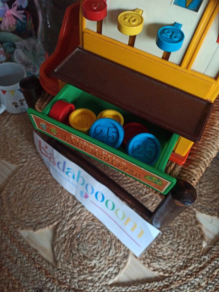 Jouet cash register Fisher price 1974 BE - photo numéro 6