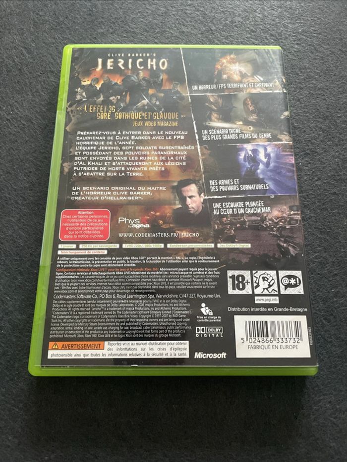 Clive Barker's Jericho Jeu Xbox 360 FR - photo numéro 3