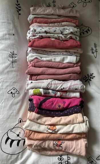 Lot bodies fille 3 mois