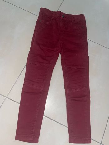 Jeans bordeaux 6 ans
