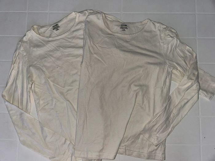 Lot 2 t shirt manches longues