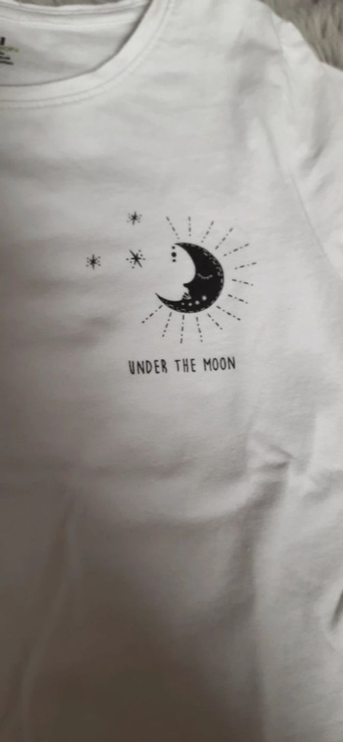 Tee-shirt manches courtes Coton Bio Kiabi - photo numéro 2