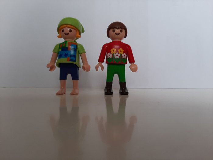 Playmobil lot enclos avec lapins et enfants - photo numéro 3