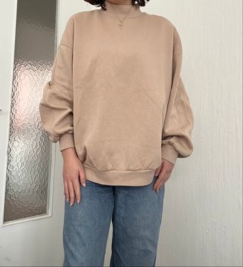 Sweat beige long Bershka 
