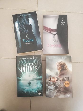 Lot de 4 livres fantastiques