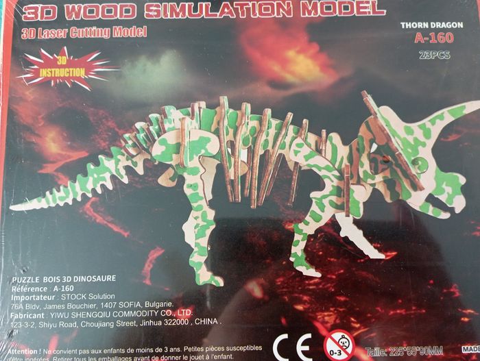 Thorn Dragon - Puzzle Bois 3D dinosaure - photo numéro 4