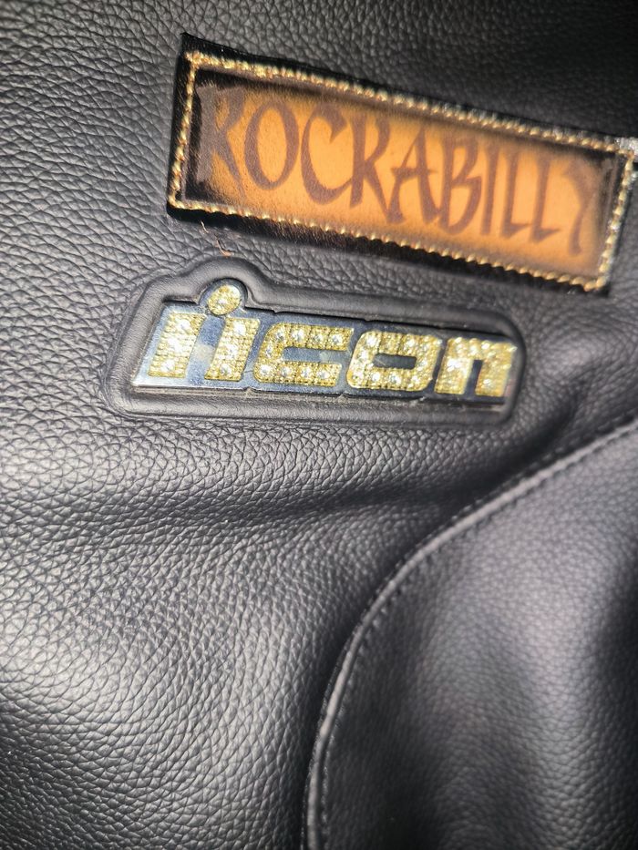 Veste moto cuir - photo numéro 3