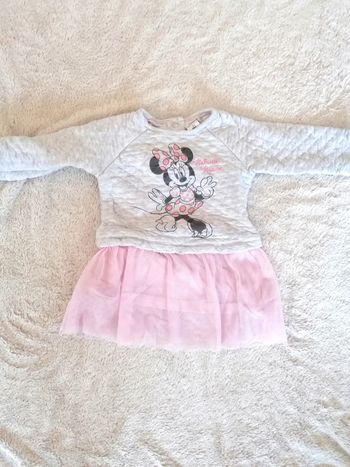Jolie tunique/robe Minnie manches longues 12 mois