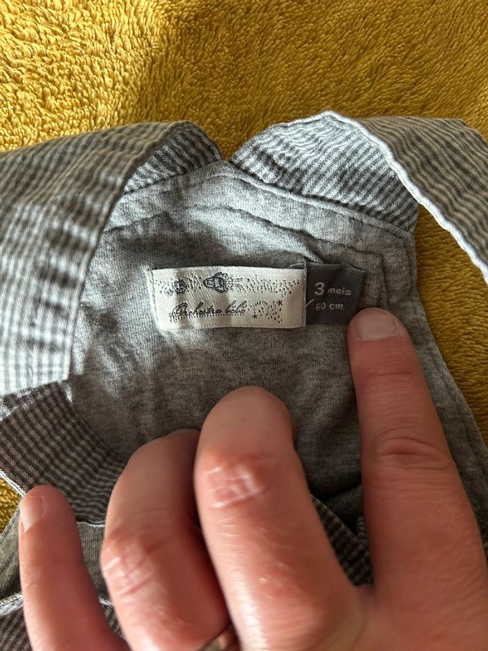 Ensemble salopette pantalon et tee shirt manches longues 3 mois - photo numéro 20