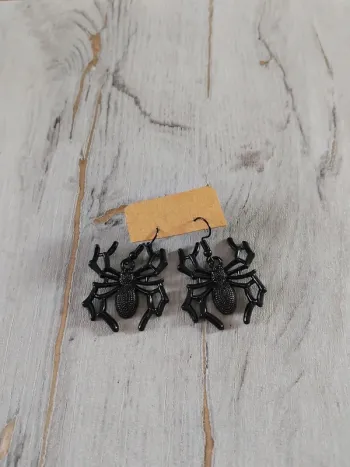 Boucles d'oreilles araignées