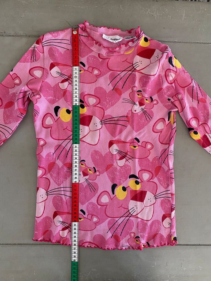 Tee shirt Desigual la panthère rose manches longues taille 13/14 ans - photo numéro 14