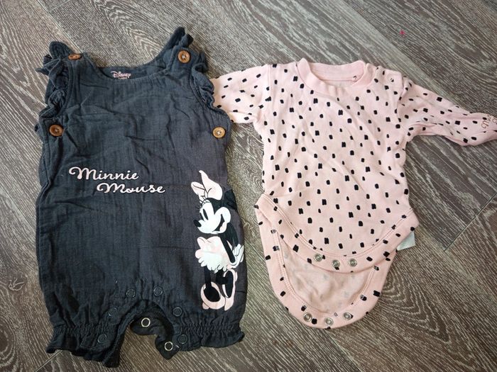 Ensemble Minnie Disney 1 mois rose - photo numéro 2