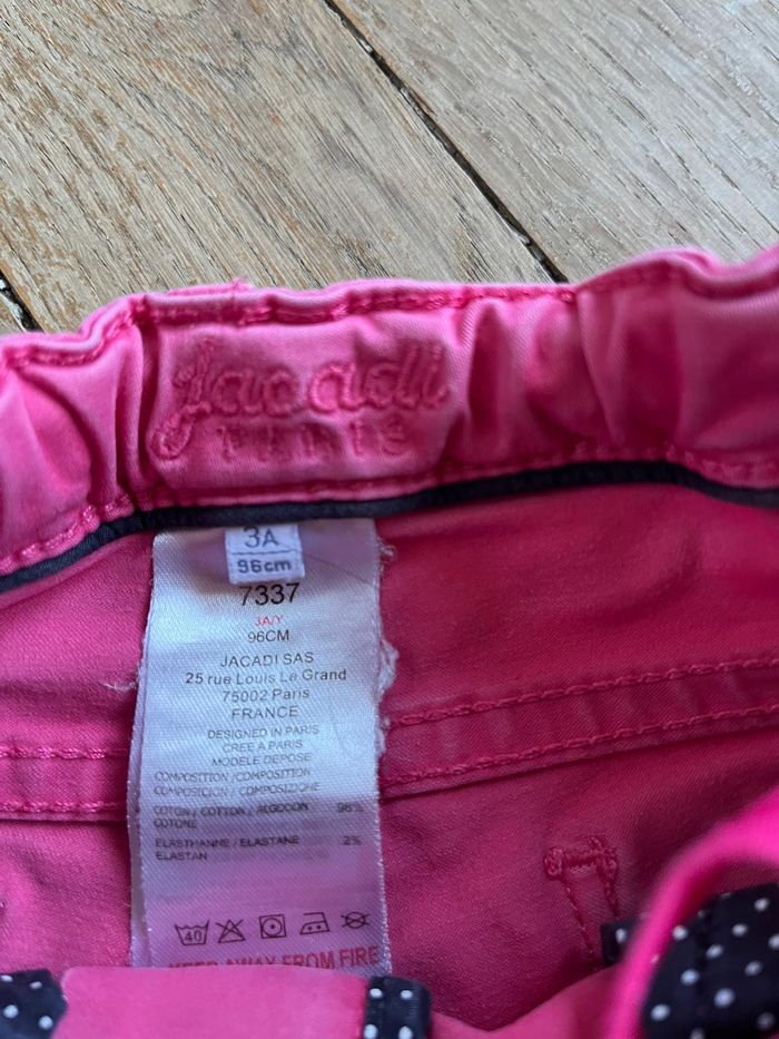 Pantalon rose Jacadi 3 ans - photo numéro 4