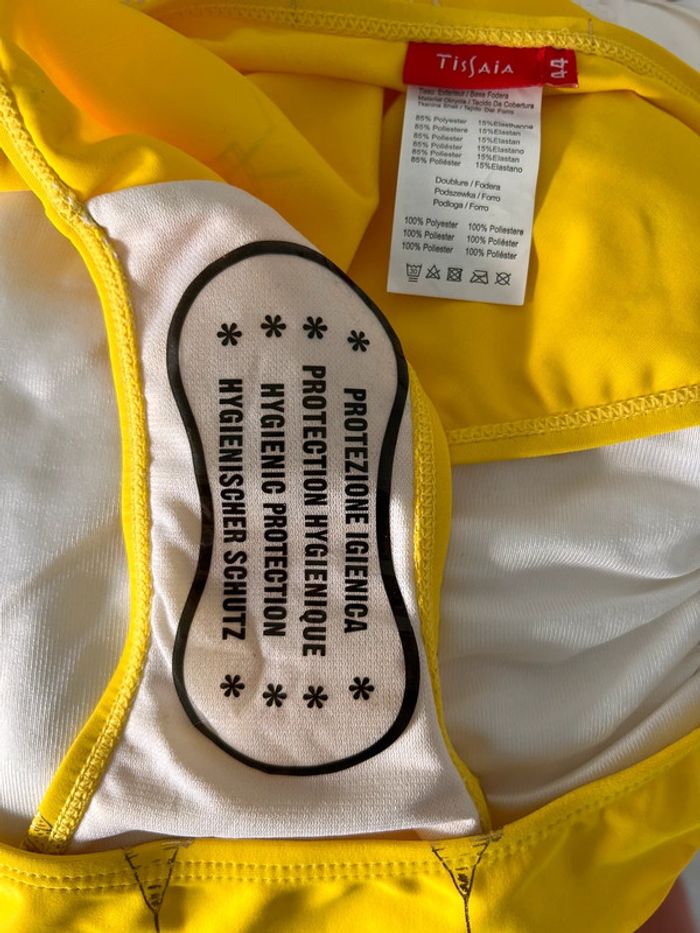 Maillot de bain bikini jaune plage Swimming trucks Traje de baño Costume da bagno neuf - photo numéro 6