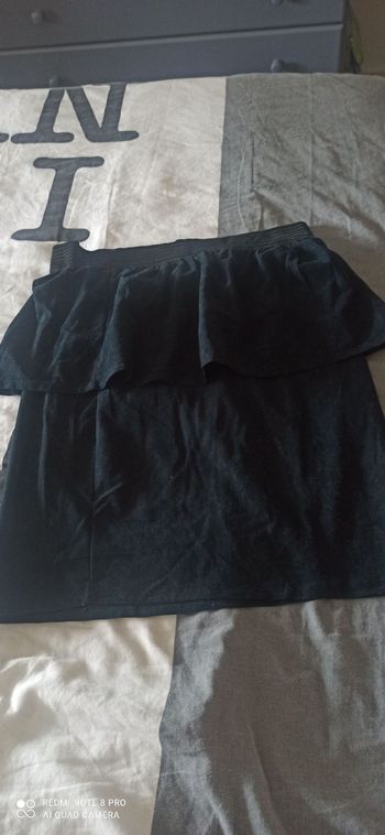 Jupe noir en velours t 40