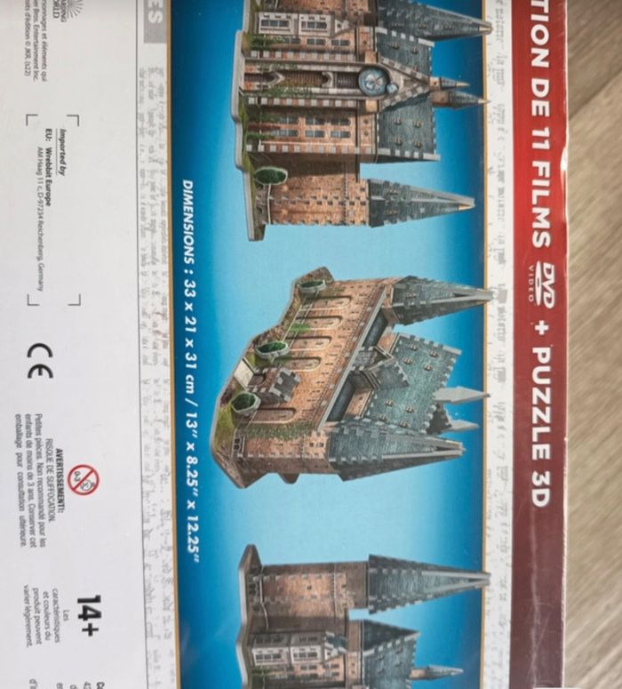 Coffret intégral harry potter+ puzzle 3D Poudlard collection magique neuf sous blister - photo numéro 3