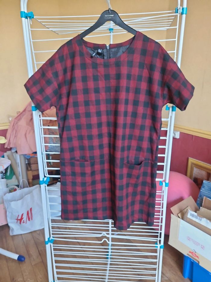 robe mango a carreaux taille 40