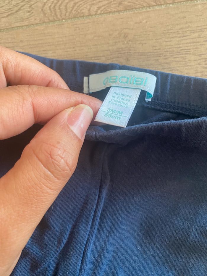 Lot de 4 leggings 3 mois - photo numéro 3