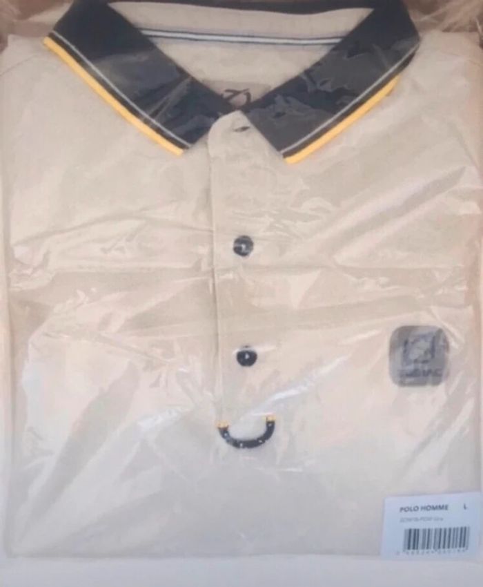 Polo zodiac homme L gris NEUF avec étiquette - photo numéro 2