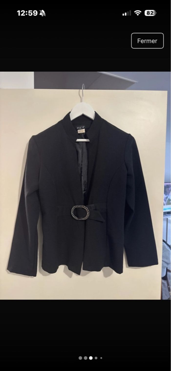 Veste ELL'A Paris - Made in France taille deux égale 38 M / 38 / 10 • Très bon état • ELL'A Paris - photo numéro 3