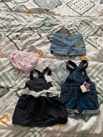 Lot vêtements été bébé fille 6 mois