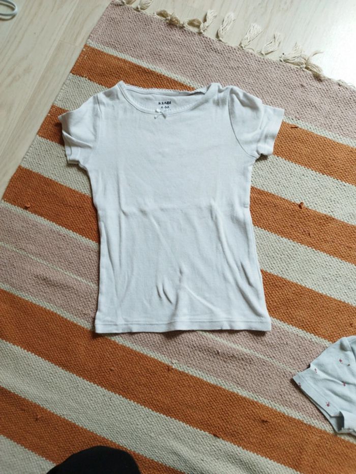 Lot de 2 tee-shirts sous vêtements Kiabi - photo numéro 4