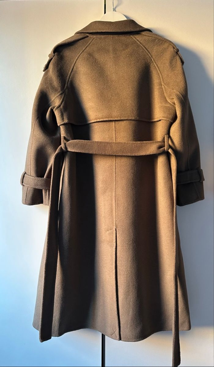 Manteau Trench 76% de laine - photo numéro 5