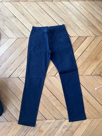 Pantalon coton Marine Paul Taylor