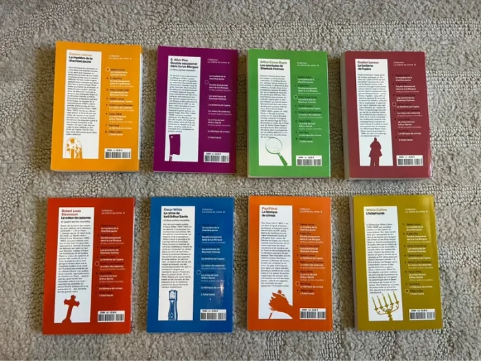 Collection complète de 8 livres la crème du crime, édition Ouest France - photo numéro 2