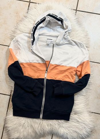 Garçon 👦🏻 Gilet a capuche sport converse taille 10/12 ans