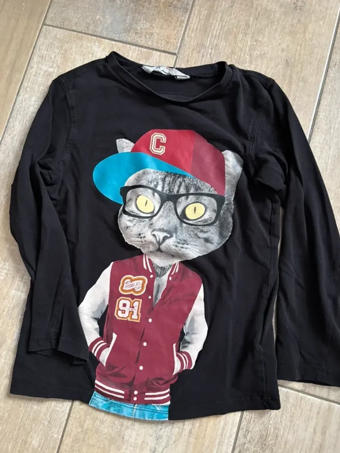 Lot tee shirt manches longues garçon - photo numéro 10