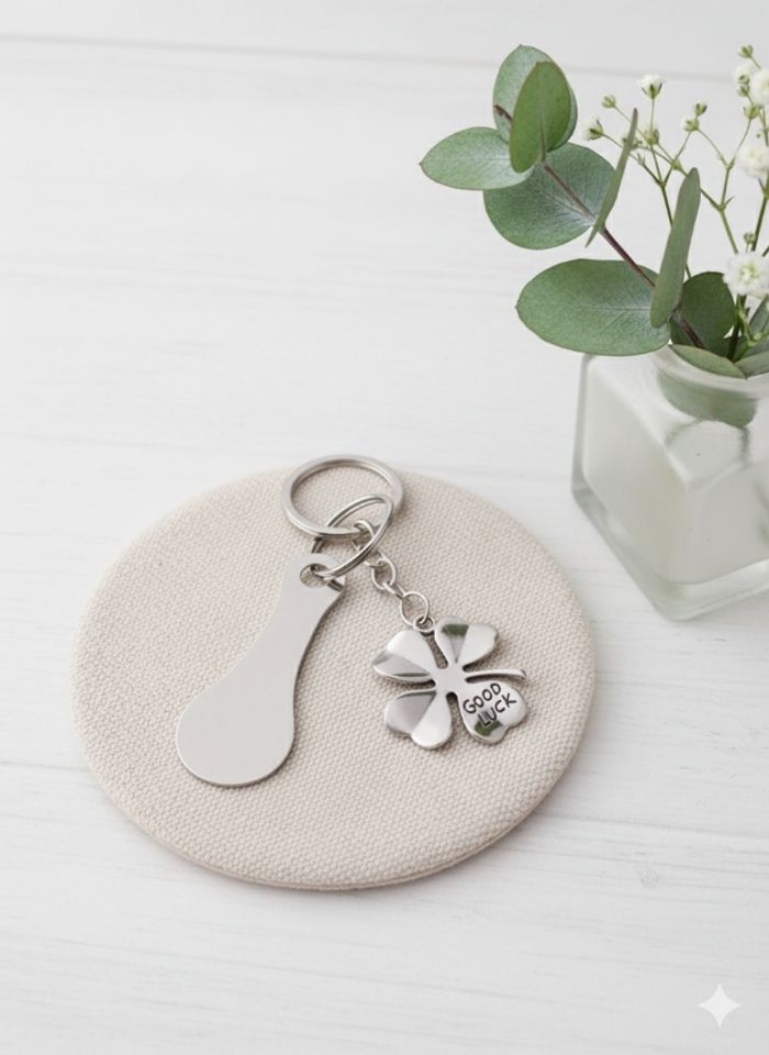 Porte clé avec jeton de caddie - photo numéro 7