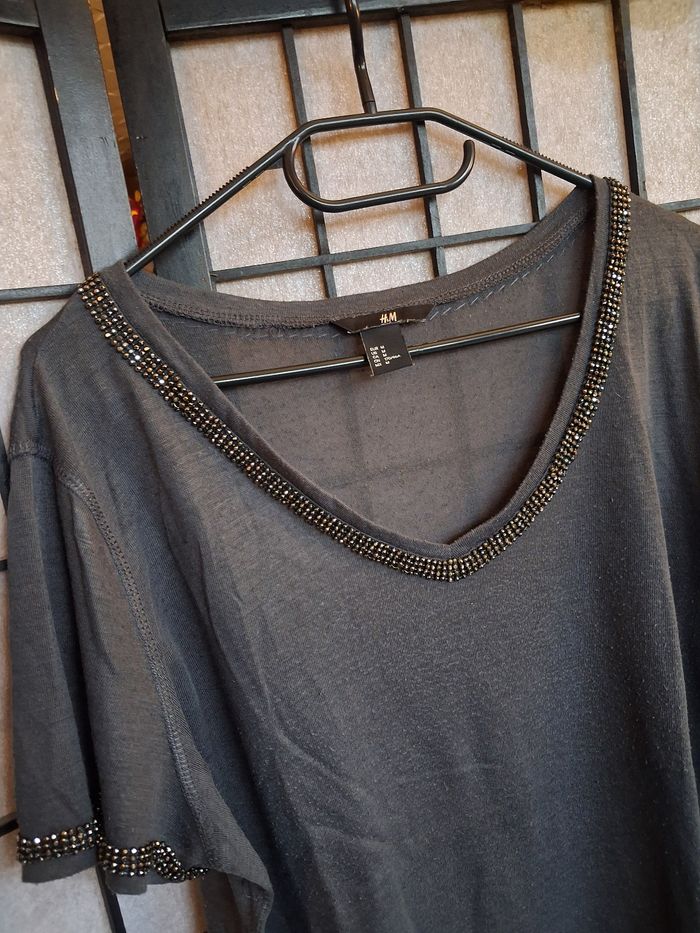 T.shirt femme - Taille 38 - H&M - photo numéro 4
