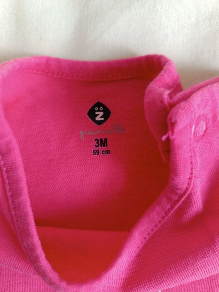Tee-shirt 3 mois🦩 - photo numéro 5