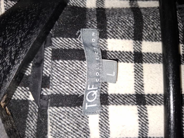 Manteau à carreaux, taille L - photo numéro 3