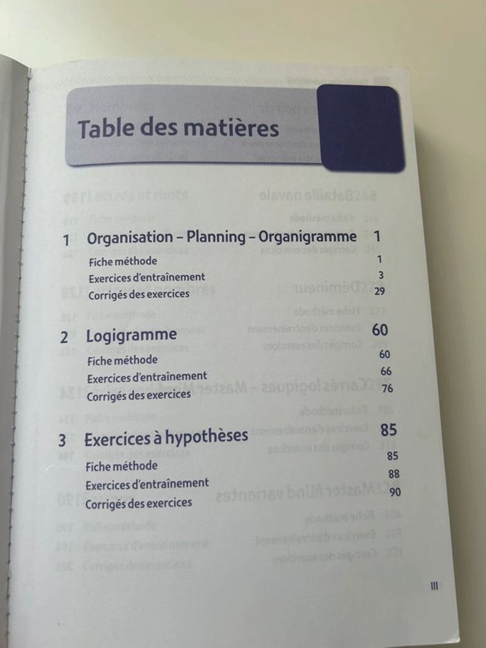 Livre entraînement concours Test psychotechniques - photo numéro 4