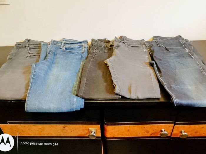 lots de 5 jeans