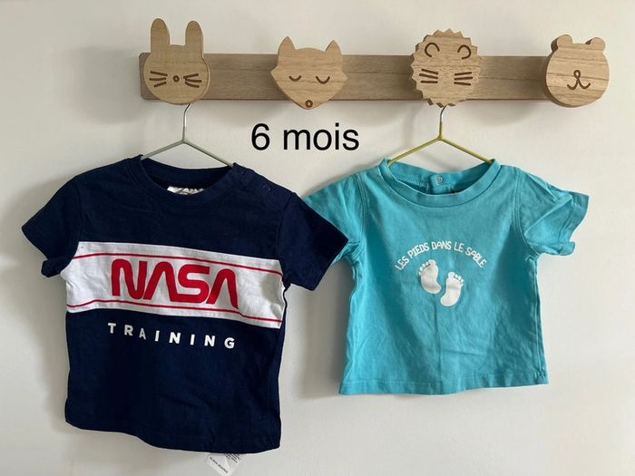 Lot de 2 t-shirts manches courtes