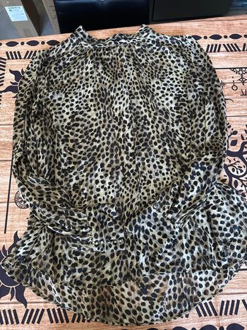 Blouse léopard femme