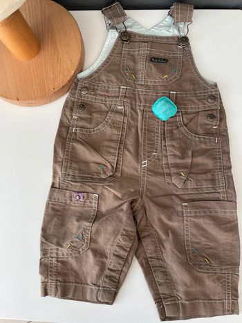 Salopette bébé marron