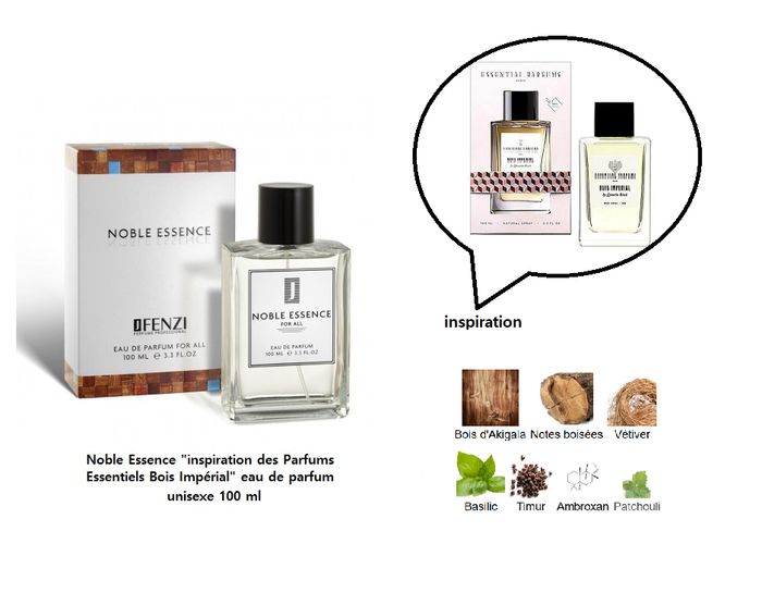 Noble Essence "inspi des Parfums Essentiels Bois Impérial" eau de parfum unisexe 100 ml - photo numéro 2