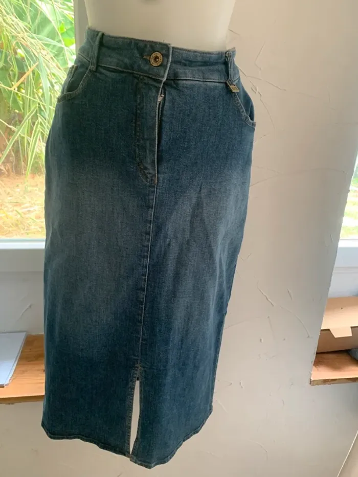 Jupe Bianca longue en jean taille 40